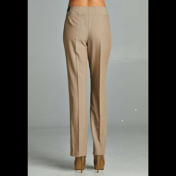 Women's Larry Levine Pants (Sand) - Picture 5 of 5
